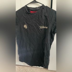 Darcsport capped sleeve T shirt, black, small